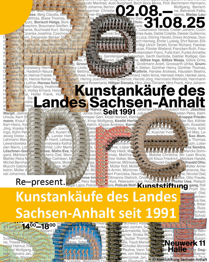 Startfolie für Represent-Ausstellung