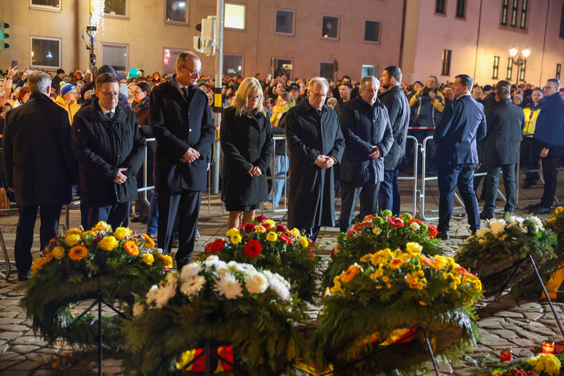 Gedenken an die Opfer des Anschlages.