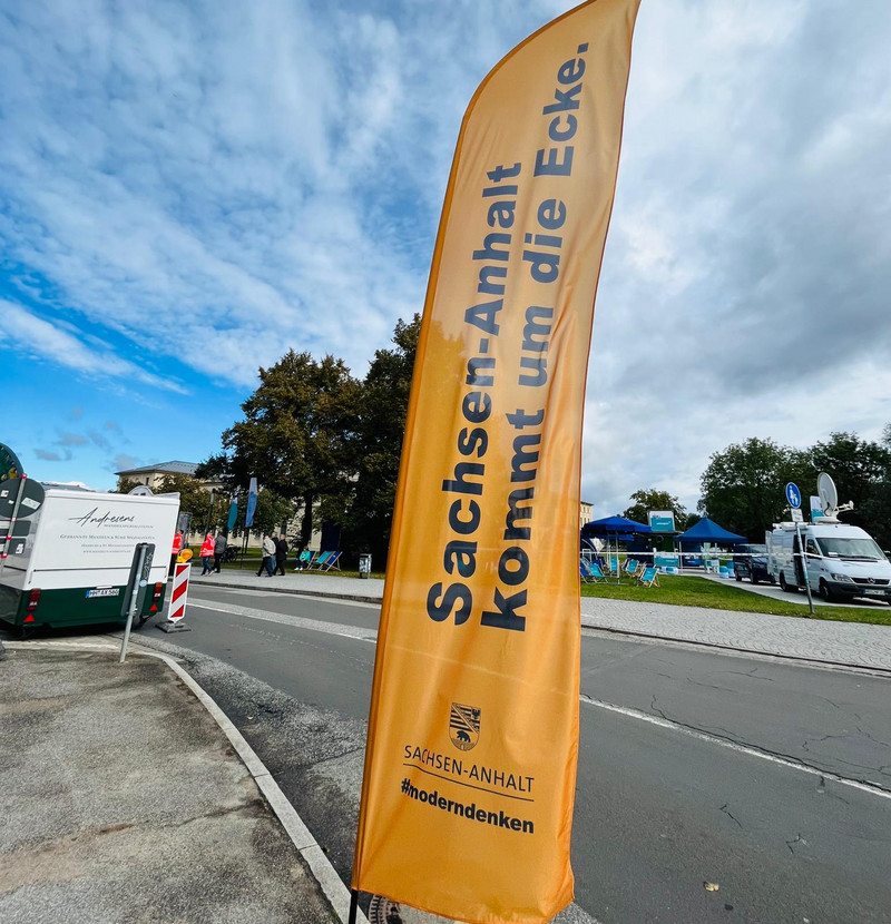 Hier kommt Sachsen-Anhalt um die Ecke.