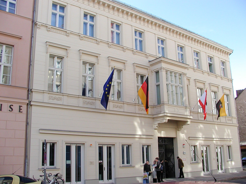 Gebäude der Landesvertretung in Berlin